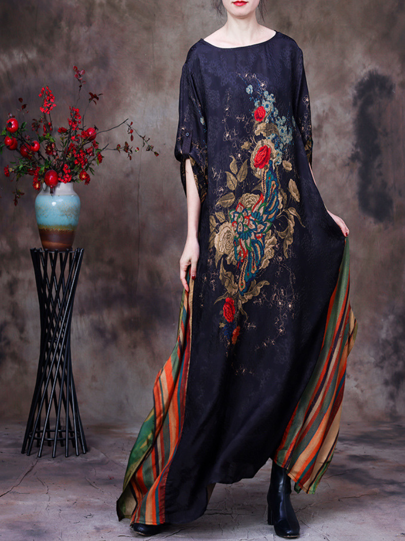 You're In My Heart Women's Round Neck A-line Dress