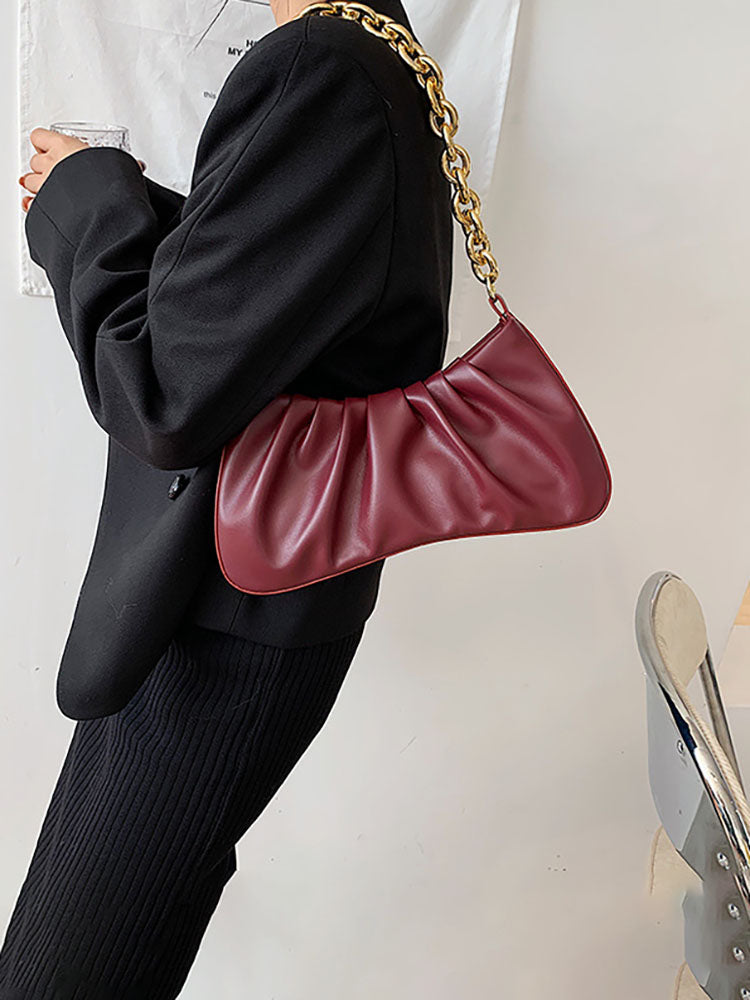 Solid Hobo Soft Bag