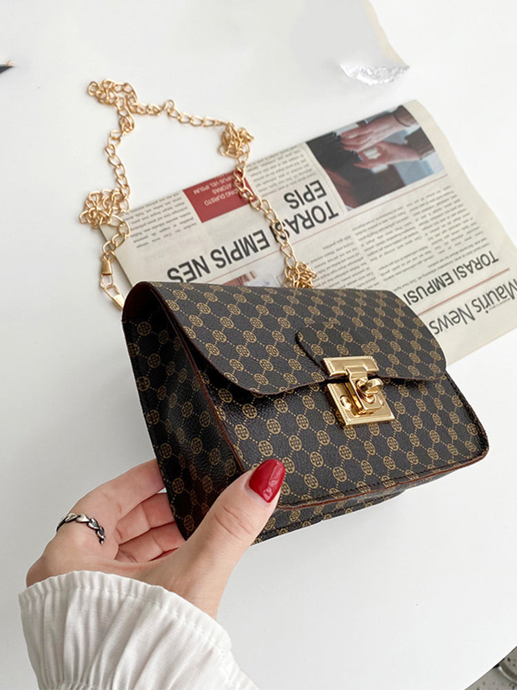 Plaid Print Crossbody Bag