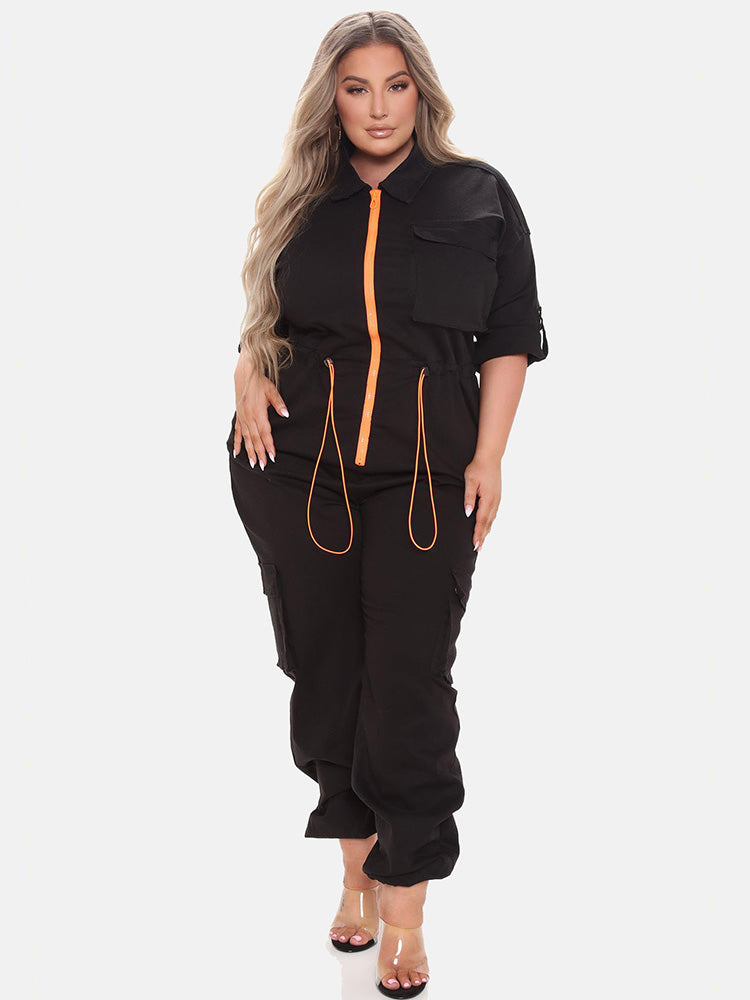 Zipper Front Jumpsuit