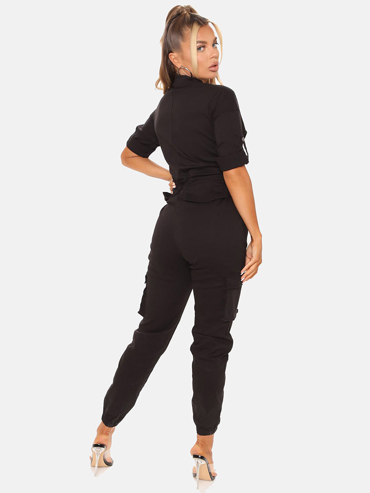 Zipper Front Jumpsuit