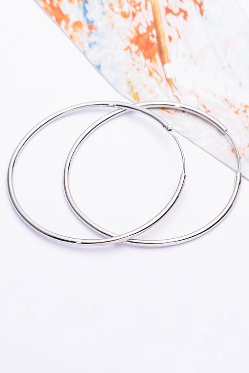 Simple Big Circle Earring