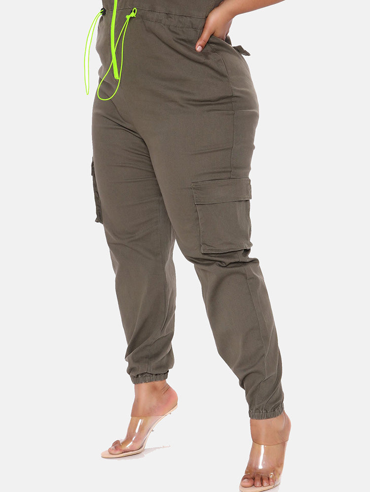 Zipper Front Jumpsuit