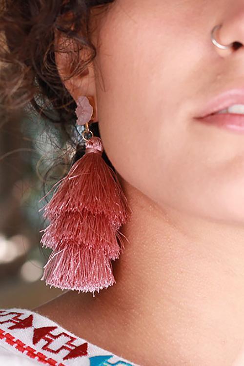 Layer Tassels Earring