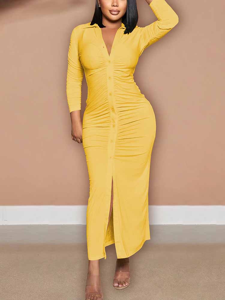 Ruched Maxi Dress