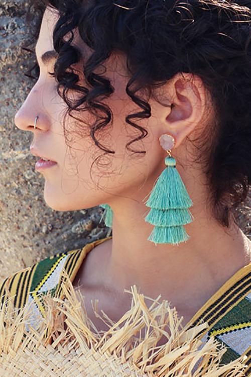 Layer Tassels Earring