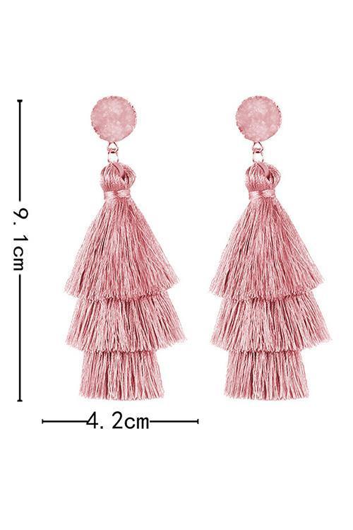 Layer Tassels Earring