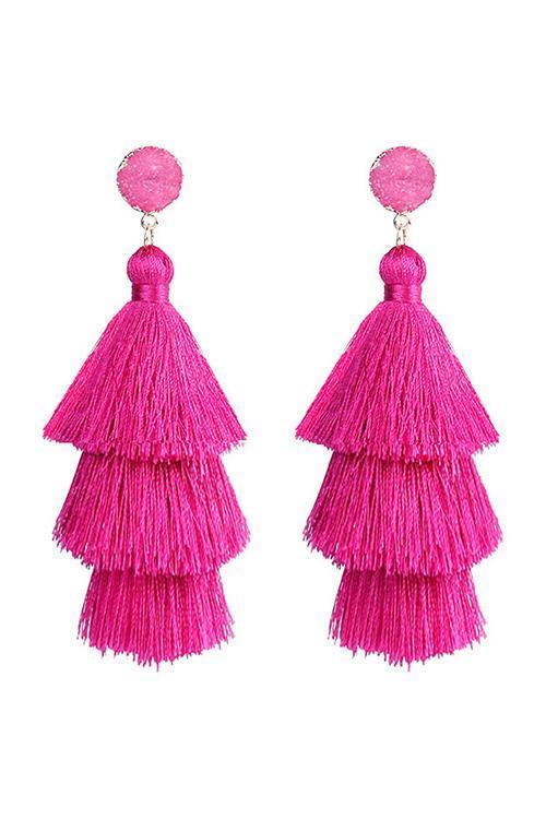 Layer Tassels Earring