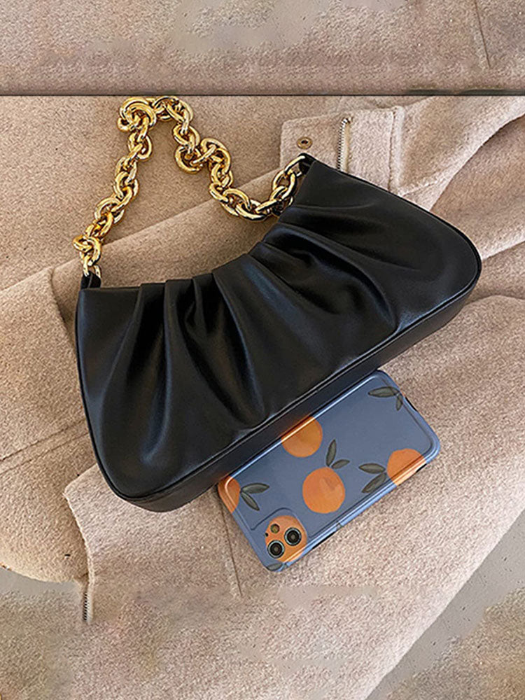 Solid Hobo Soft Bag