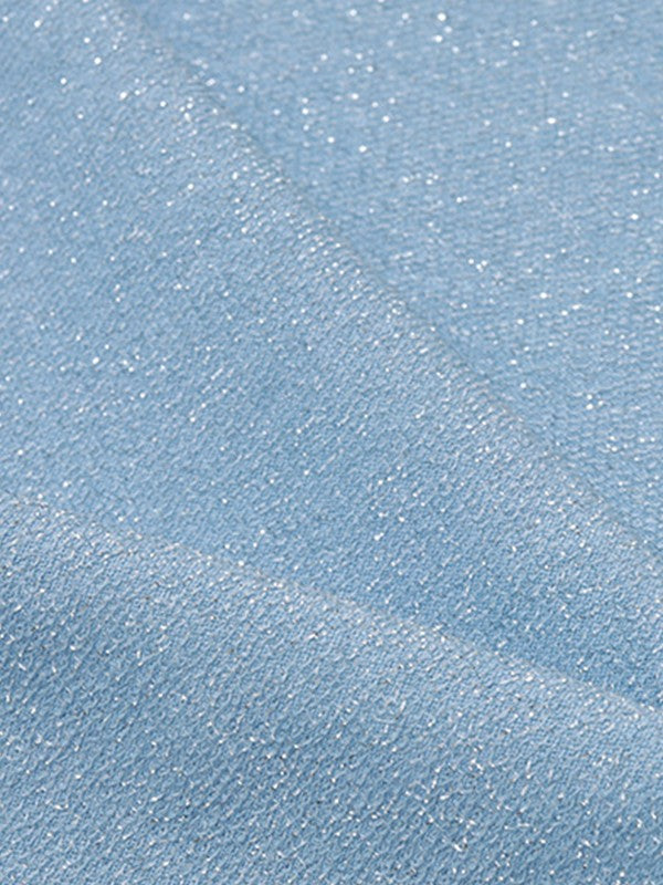 Metallic Halter Bodycon Mini Dress