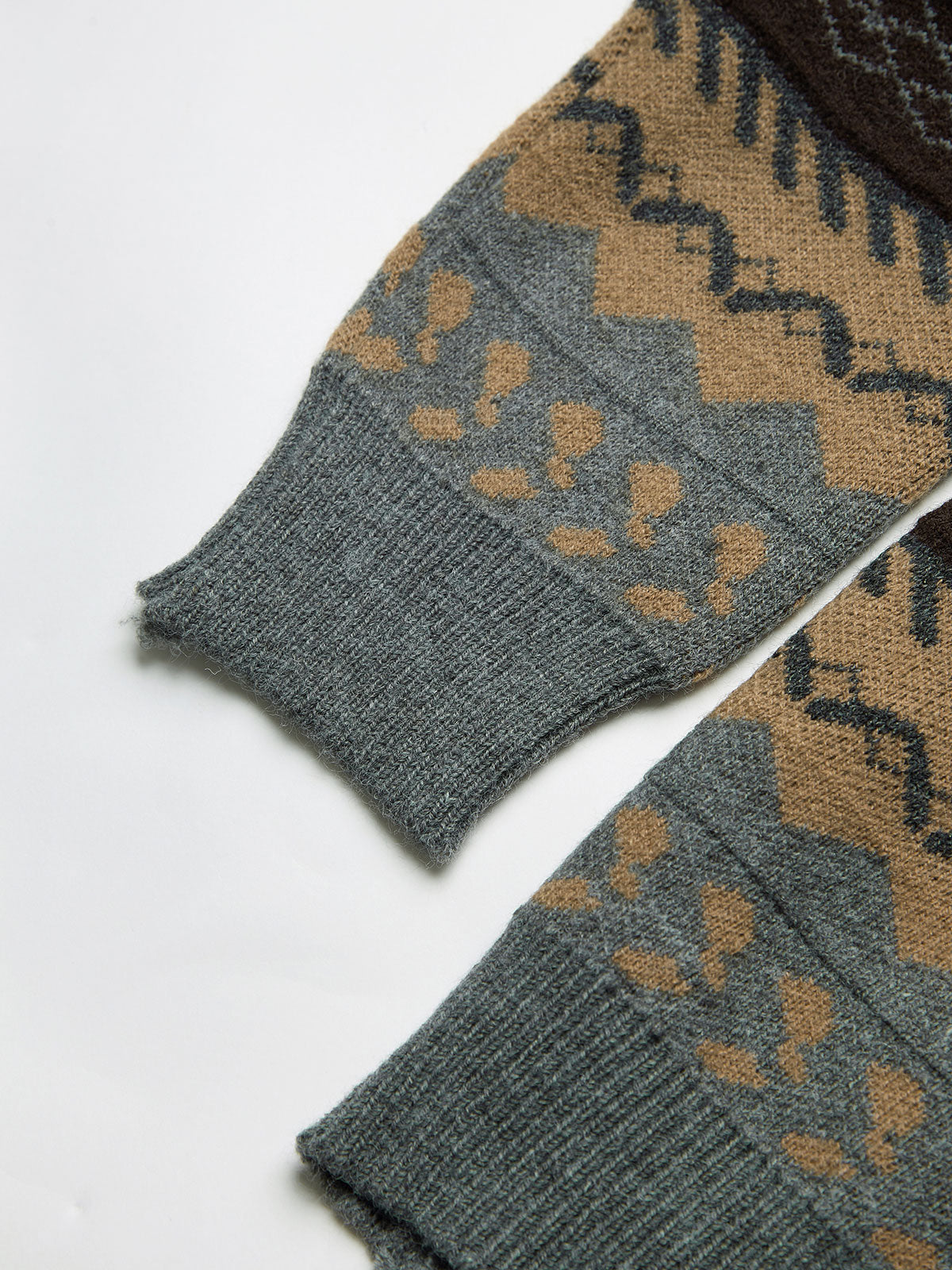Vintage Jacquard Knit Sweater