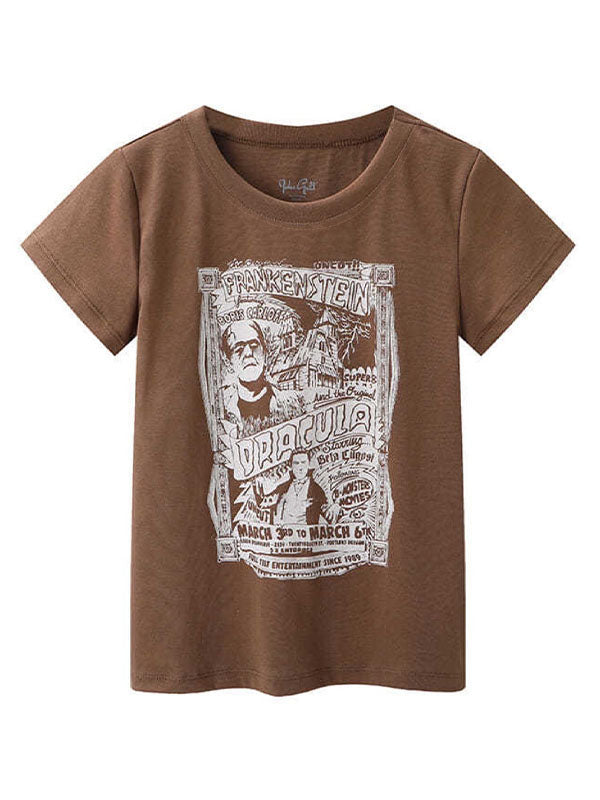 Vintage Comic Graphic Short Sleeve Tee