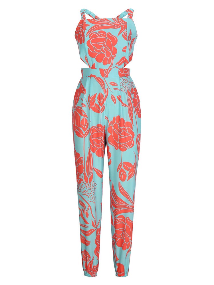 Criss Cross Back Jumpsuit
