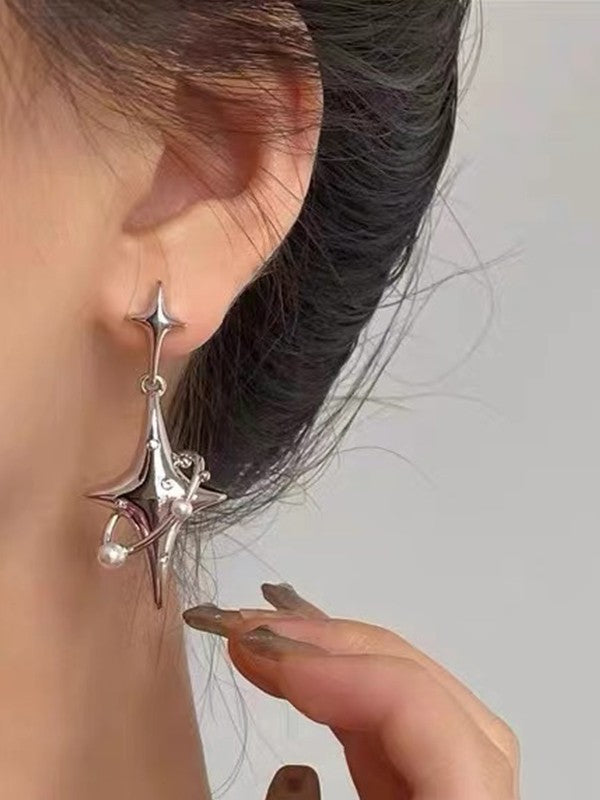 Rhinestone Decor Cosmos Astral Earring