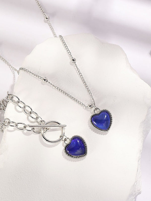 Color Changing Heart Pendant Necklace