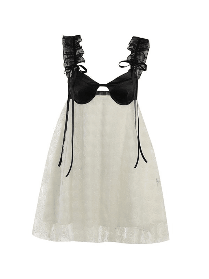 Patchwork Mini Dress