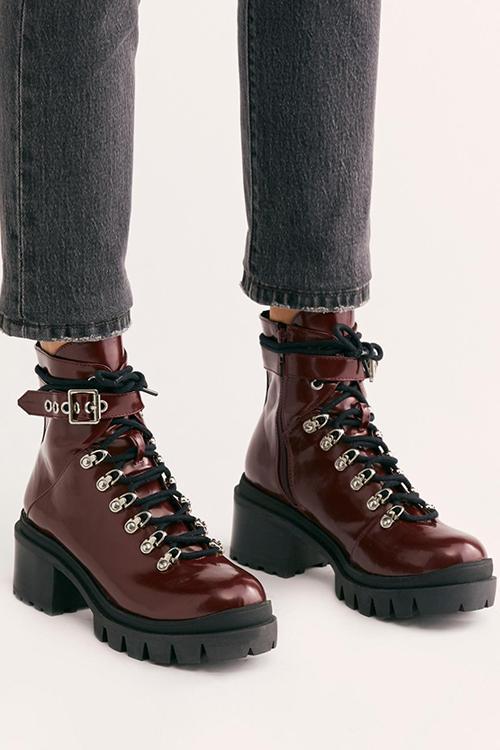 Lace Up Belt Buckle Martin Boots