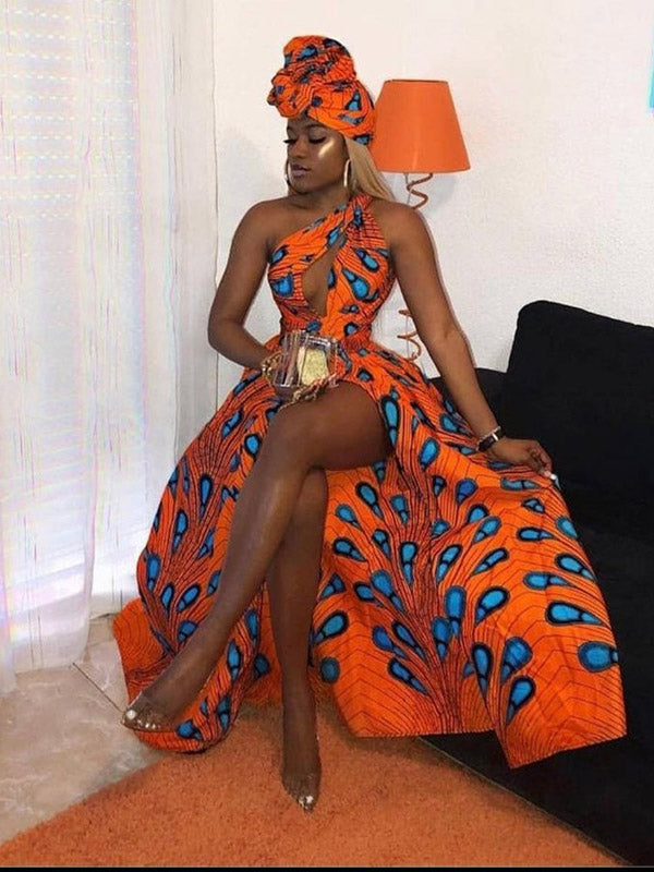 Print Strappy Dress