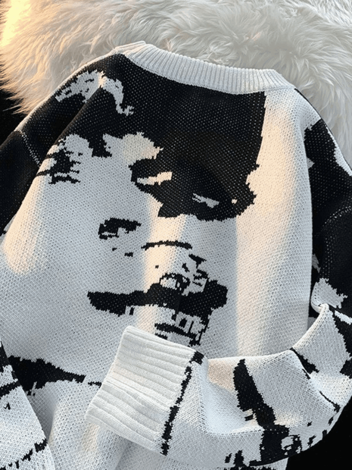 Men's Vintage Dyed Pullover Sweater