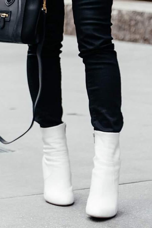 Pointed Toe High Heel Zipper Boots