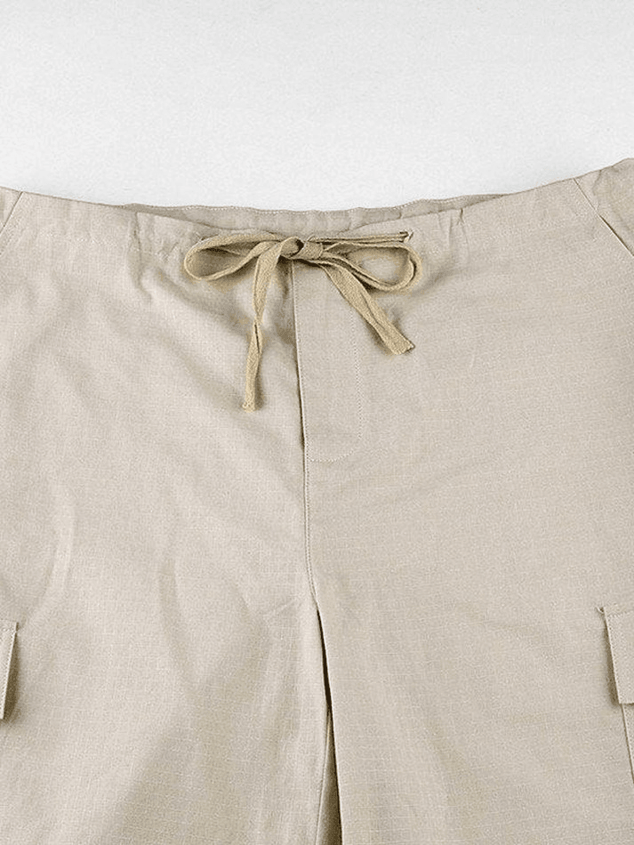 Ruched Y2K Baggy Parachute Pants