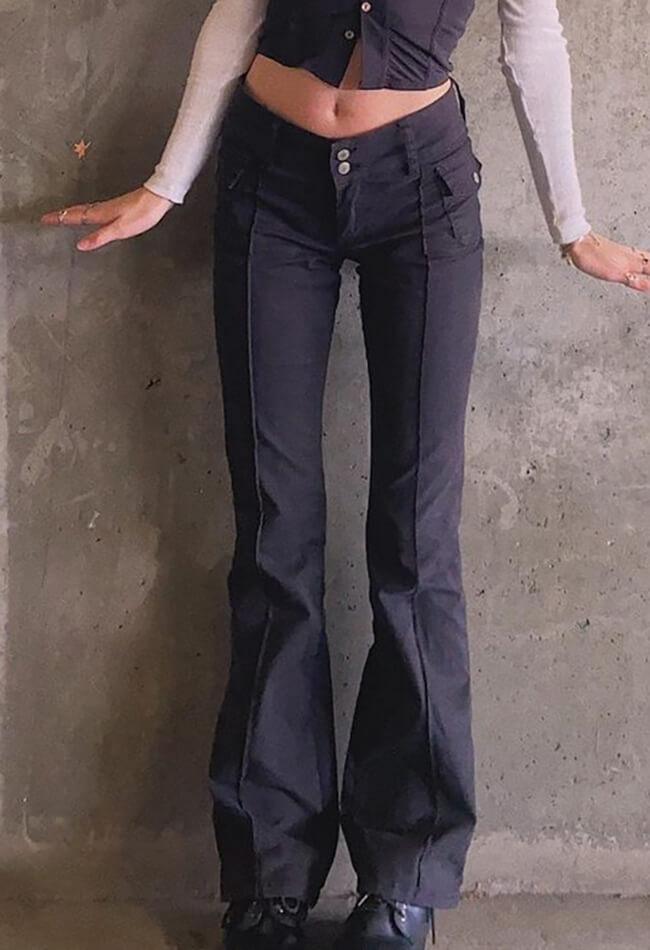 Vintage Low Rise Woven Pants