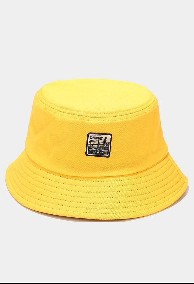 Vintage Patched Bucket Hat