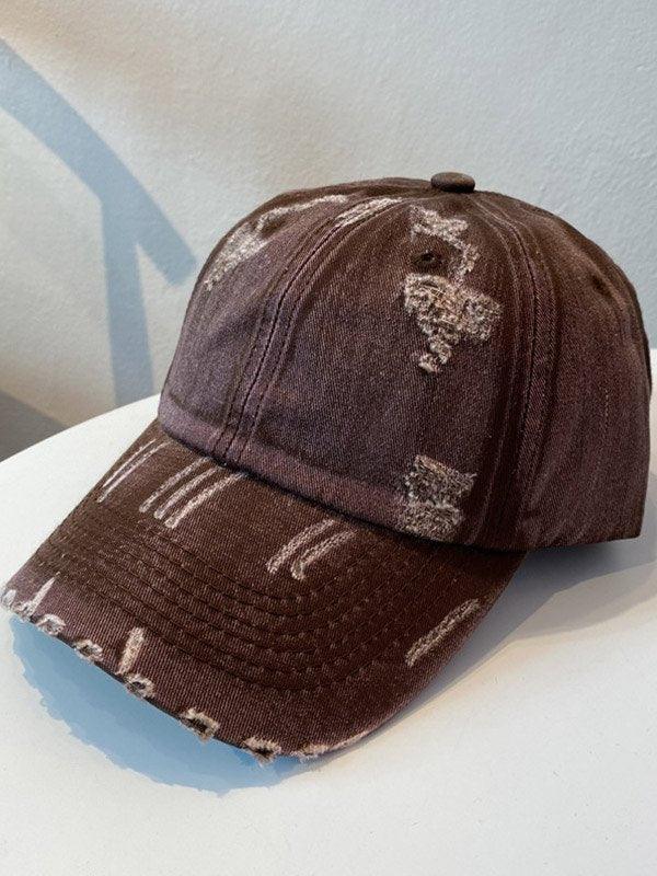 Vintage Wash Distressed Baseball Cap