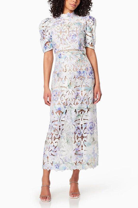 Oslo Floral Cut Out Maxi Dress
