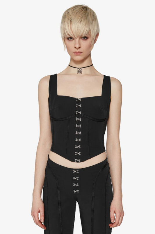 Black Lara Corset Top