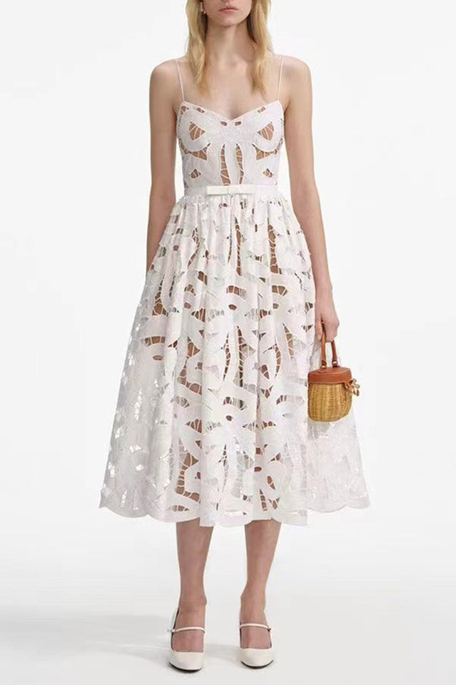 Jisoo Floral Lace Dress