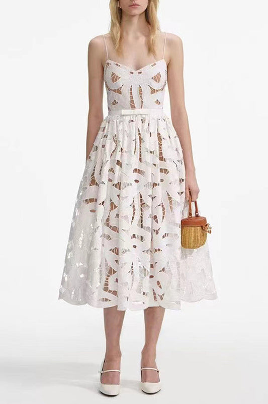 Jisoo Floral Lace Dress