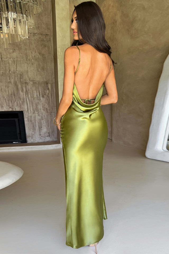 KAYLE Satin Cami Dress