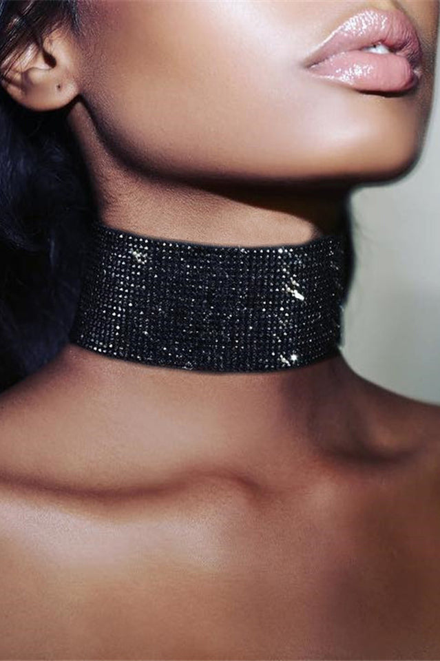 Punk Metal Sequin Necklace