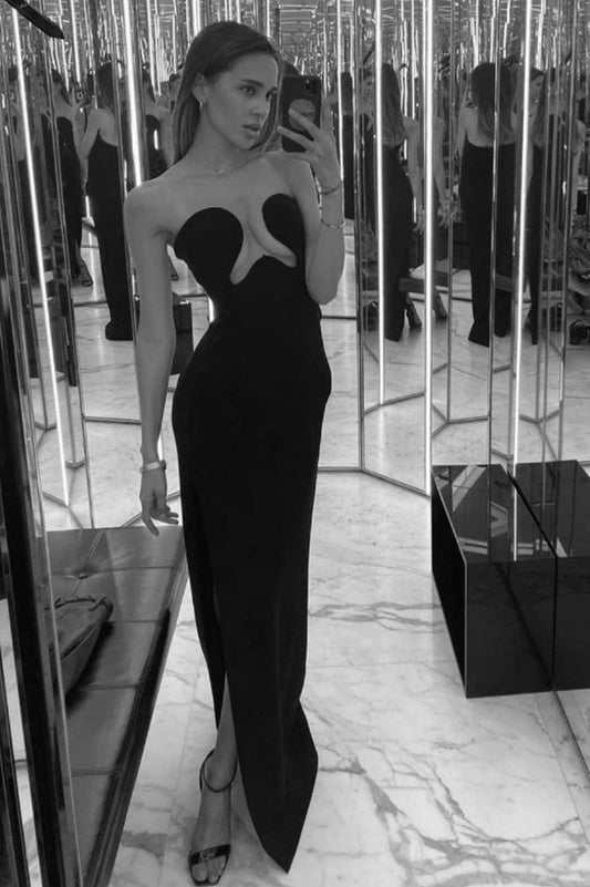 Selin Strapless Bodycon Bandage Dress