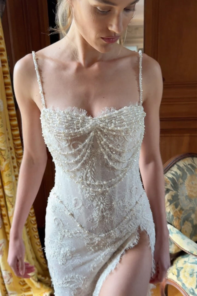 Lace Corset Maxi Dress