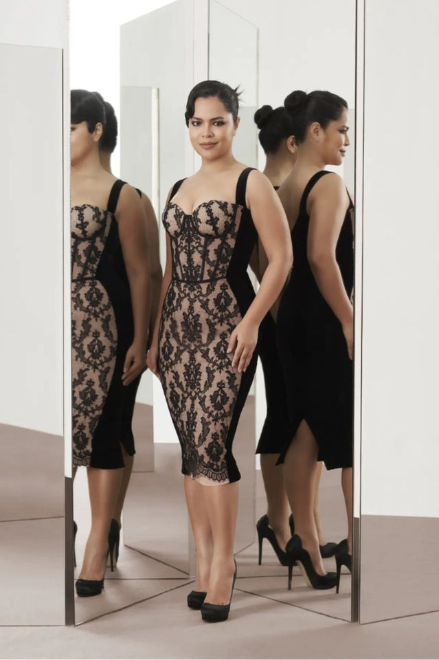 Poem Sling Dress With Lace