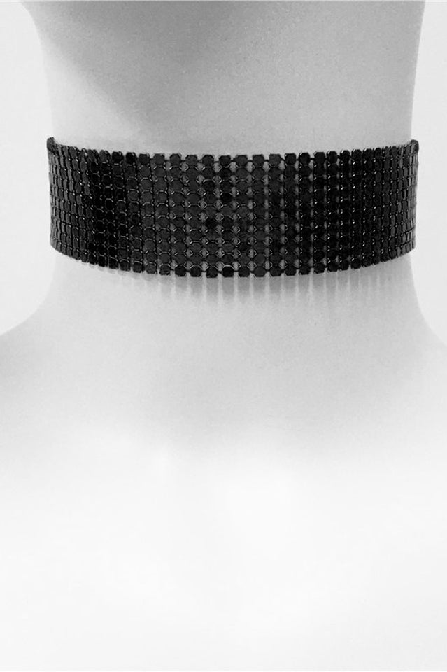 Punk Metal Sequin Necklace