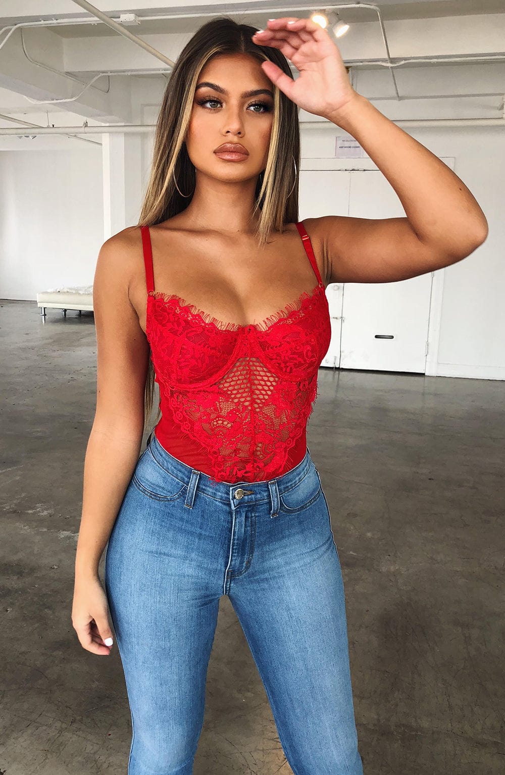 Alayna Bodysuit - Red