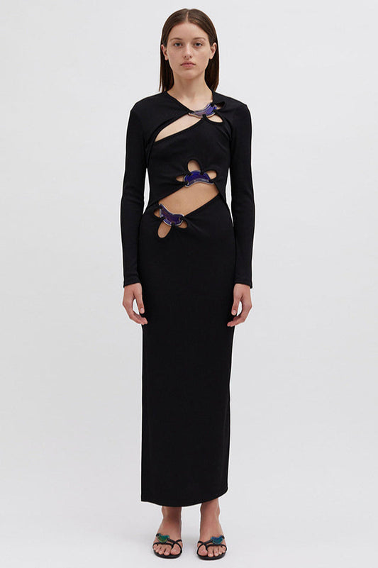Circular Mood Stone Long Sleeve Dress