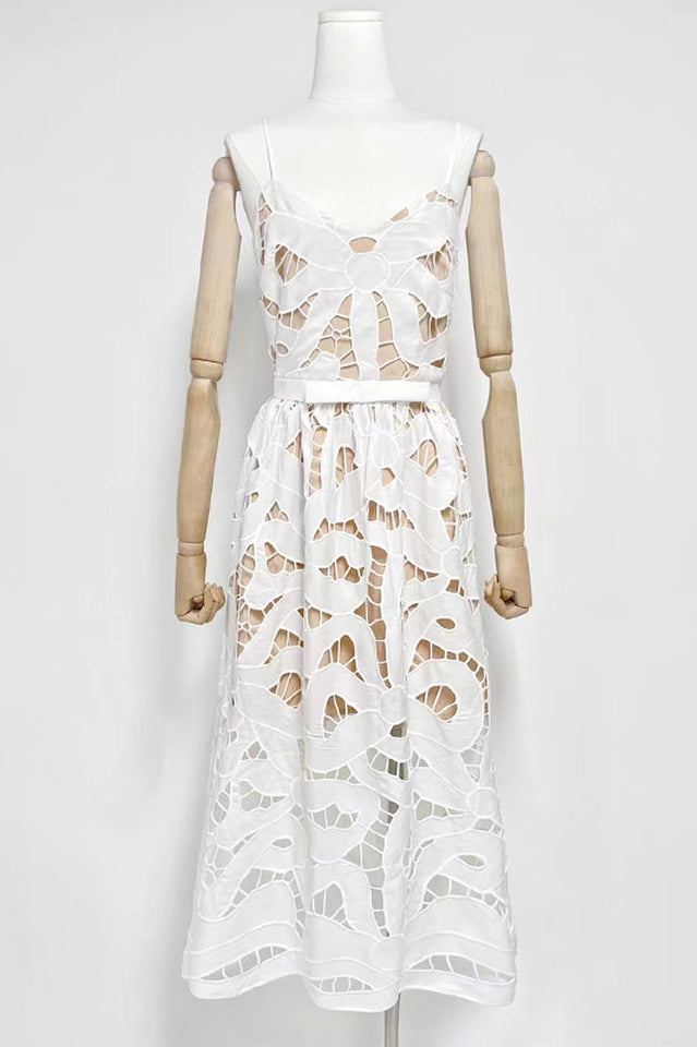 Jisoo Floral Lace Dress