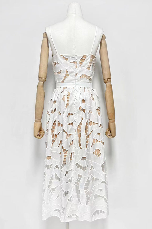 Jisoo Floral Lace Dress