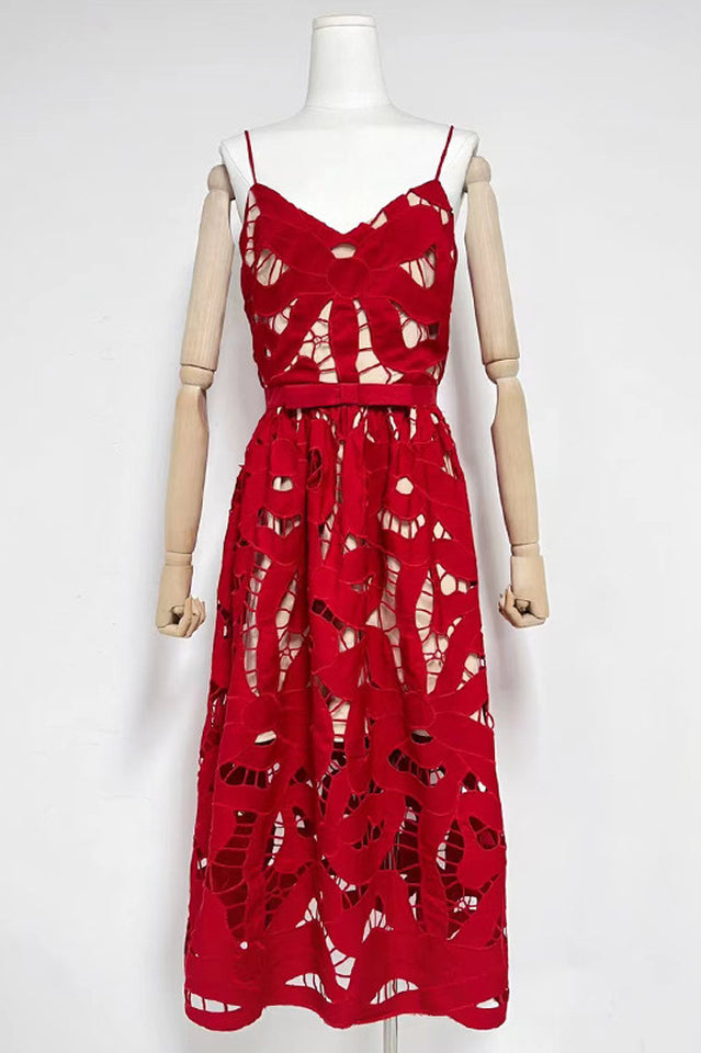 Jisoo Floral Lace Dress
