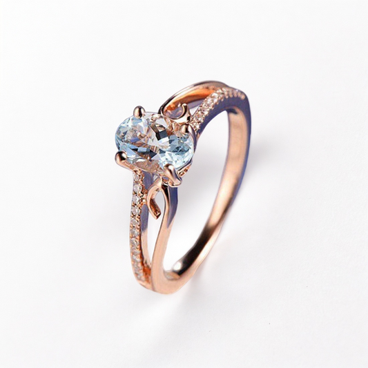 Alluring Aquamarine Ring