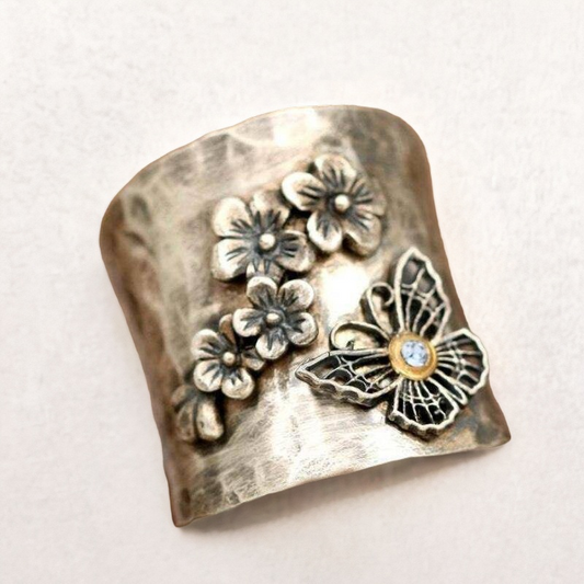 Vintage Butterfly Diamond Ring