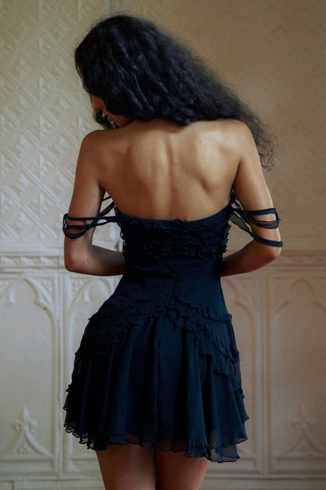 Cascading Mini Dress