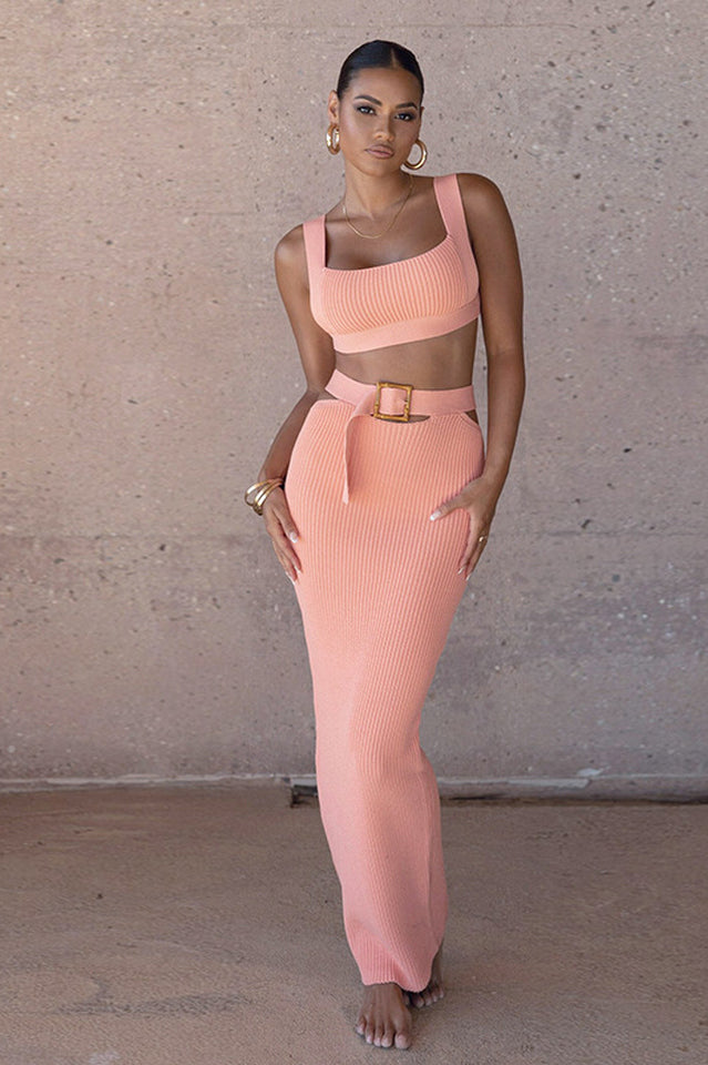 City Chic Belt Dress Set
