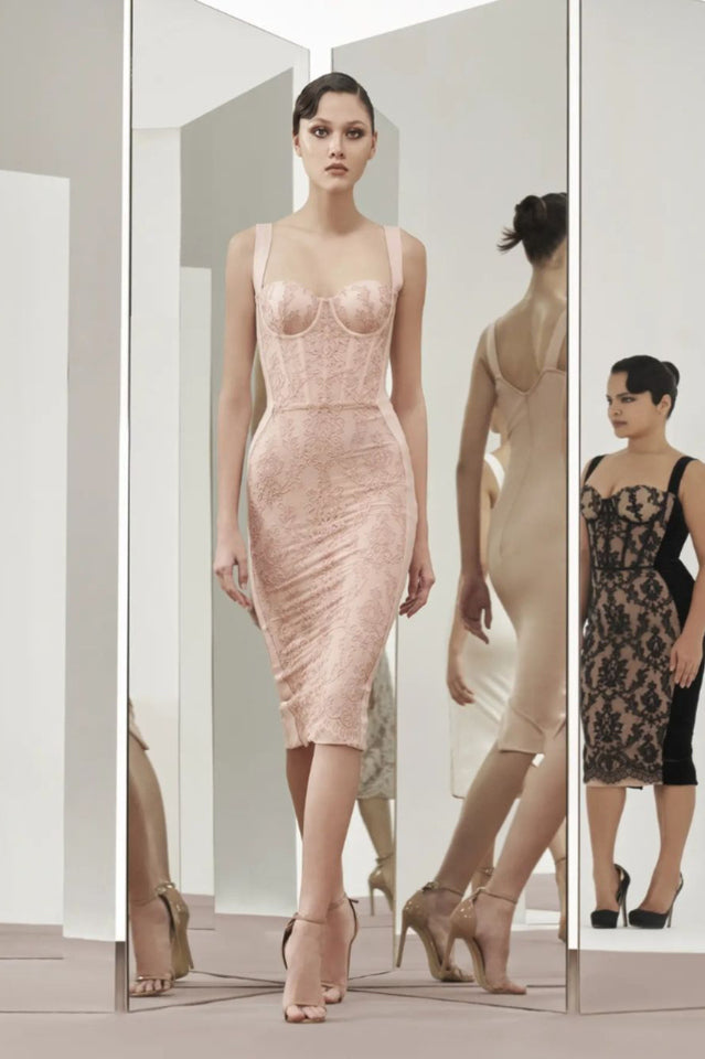 Poem Sling Dress With Lace