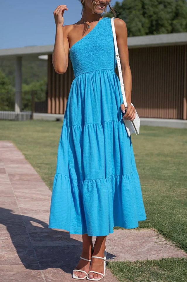 Cassy One Shoulder Abigail Dress