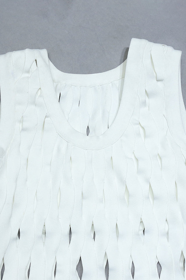 Denisa Sleeveless Tassel Dress